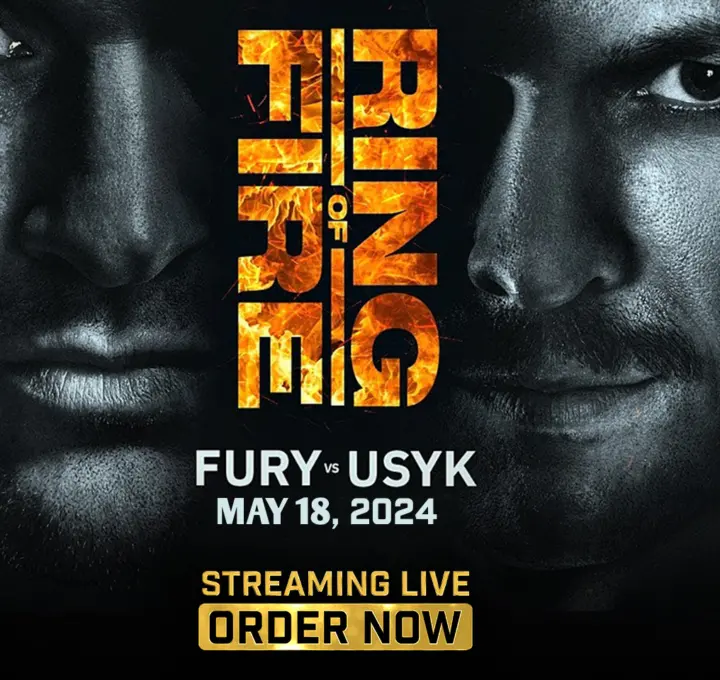 #RingOfFire: Tyson Fury vs Oleksandr Usyk Live Free Streaming Undisputed Heavyweight Titles on May 18, 2024